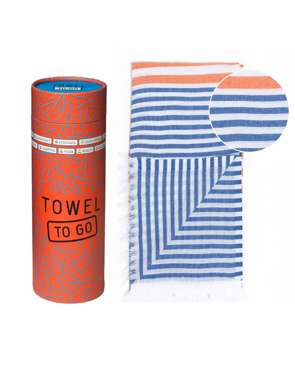 Towel to Go Bali Hammam Beach Towel Royal Red