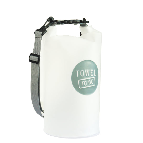 Wasserdichte Tasche für Strand, Sport & Reise – 5L Roll & Go Bag – Farbe: Grau