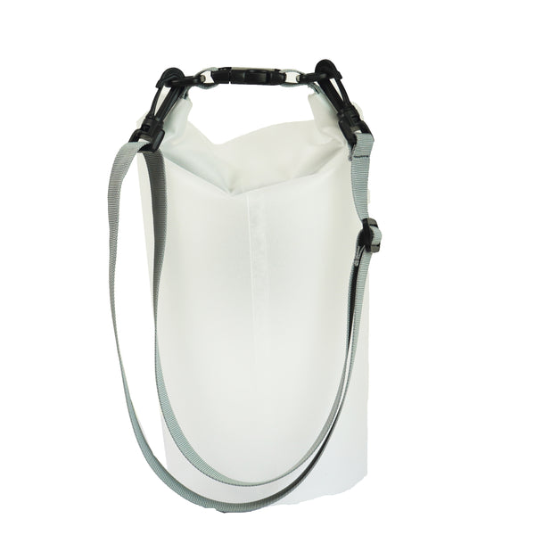 Wasserdichte Tasche für Strand, Sport & Reise – 5L Roll & Go Bag – Farbe: Grau