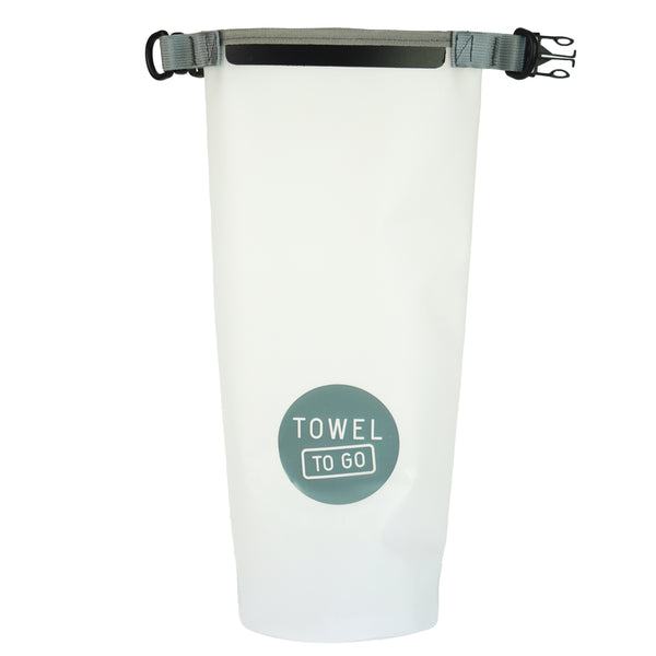Sac étanche et transparent Towel to Go Roll N Go, gris (5 litres)