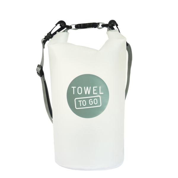 Sac étanche et transparent Towel to Go Roll N Go, gris (5 litres)