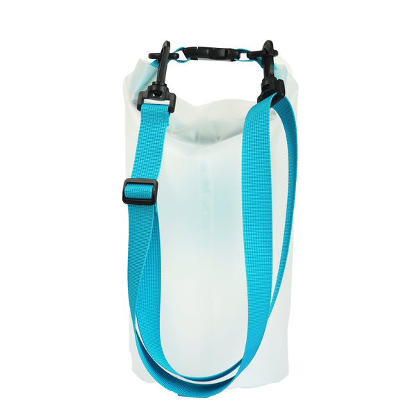 Sac étanche et transparent Towel to Go Roll N Go, bleu (5 litres)