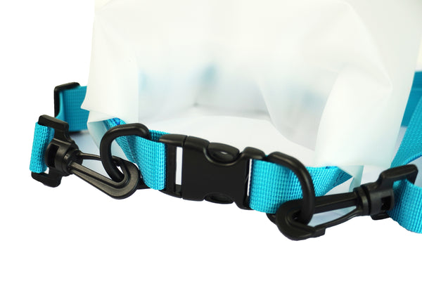 Sac étanche et transparent Towel to Go Roll N Go, bleu (5 litres)