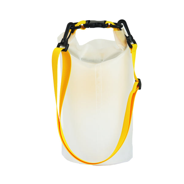 Sac étanche et transparent Towel to Go Roll N Go, jaune (5 litres)