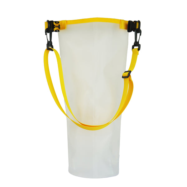 Sac étanche et transparent Towel to Go Roll N Go, jaune (5 litres)