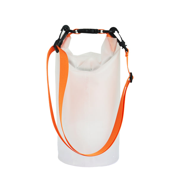 Sac étanche et transparent Towel to Go Roll N Go, orange (5 litres)