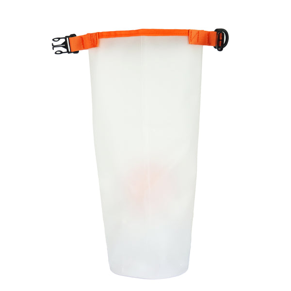 Sac étanche et transparent Towel to Go Roll N Go, orange (5 litres)