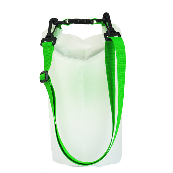 Sac étanche et transparent Towel to Go Roll N Go, vert (5 litres)