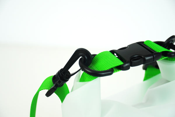 Sac étanche et transparent Towel to Go Roll N Go, vert (5 litres)