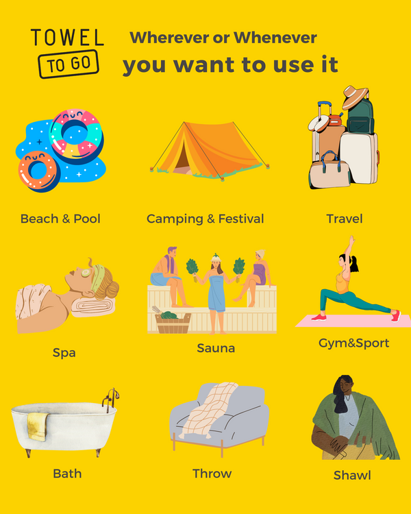 Ipanema Kids Poncho Towel with Recycled Gift Box, Mint