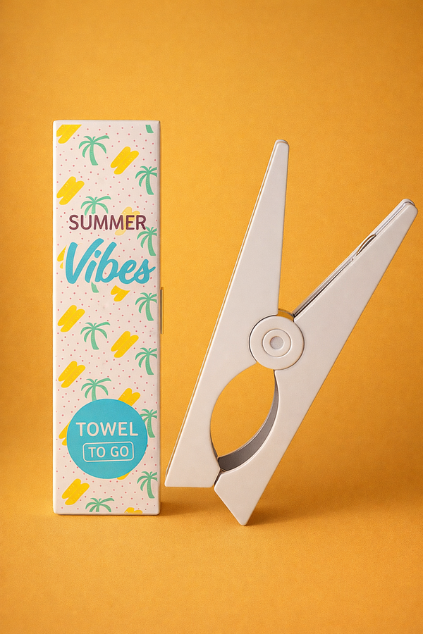 Towel To Go Beach Towel Clips ( Set of 2) - Summer Vibe