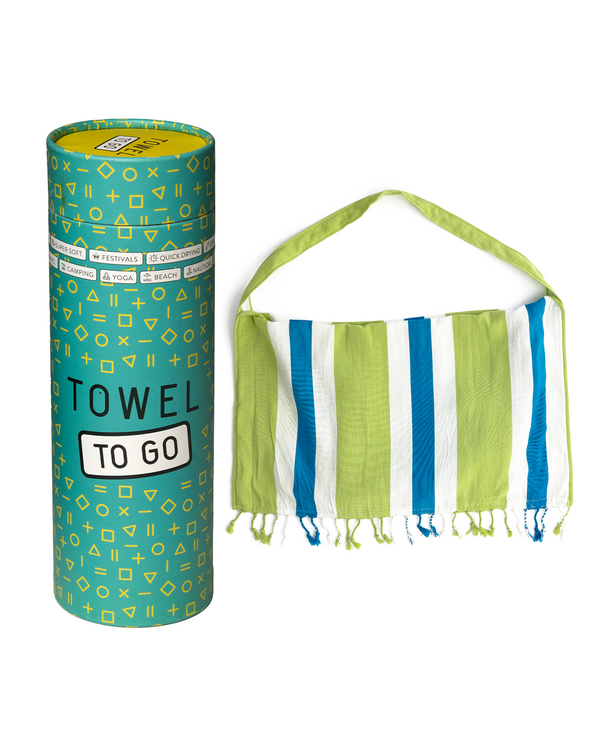 Coral Coast 2-in-1 Convertible Beach Towel & Bag with Gift Box – Tropical Lagoon
