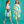 2-in-1 Hammam Towel Bag Coral Coast Lime & Ocean Blue – Recycled Cotton