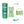 2-in-1 Hammam Towel Bag Coral Coast Lime & Ocean Blue – Recycled Cotton
