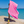 Capri Hamamtuch mit Geschenkbox – Fuchsia, 100 % Baumwolle