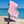 Serviette de hammam Capri à emporter avec boîte cadeau recyclée, rose