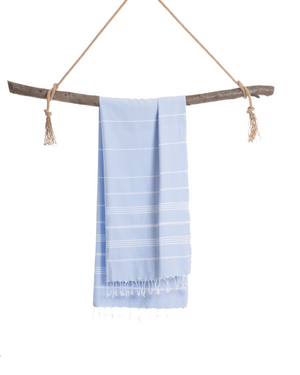 Towel to Go Ipanema in Ligth Blue quick-dry beach towel.