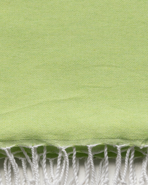 Towel to Go Neon in Green and Blue quick-dry beach towel.