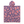 Damen Poncho Neon Safari Lavendel & Koralle – Umziehhilfe – Jacquard