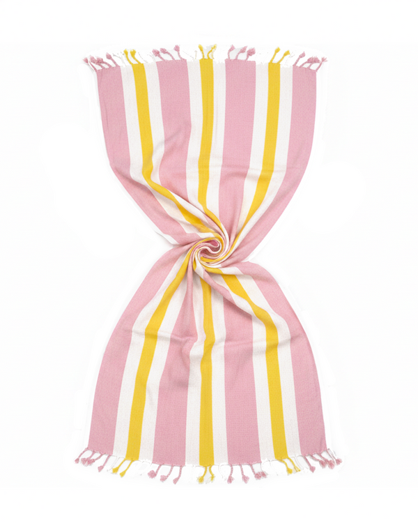 Coral Coast 2-in-1 Convertible Beach Towel & Bag with Gift Box – Pink Lemonade