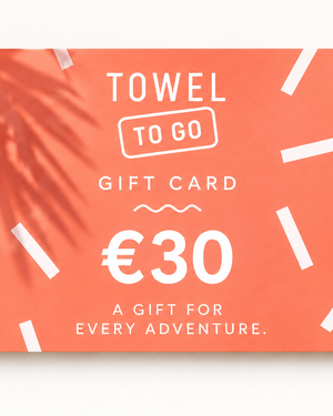 Towel to Go €30 digital gift card in coral