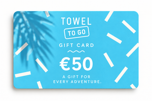 Towel to Go €50 digital gift card in blue