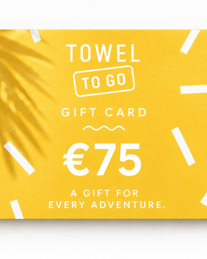 Towel to Go €75 digital gift card in yellow