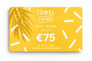 Towel to Go €75 digital gift card in yellow